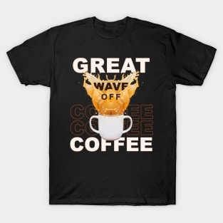 Great Wave Off Coffee T-Shirt